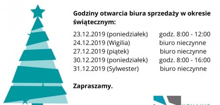 Godziny otwarcia biura sprzedaży